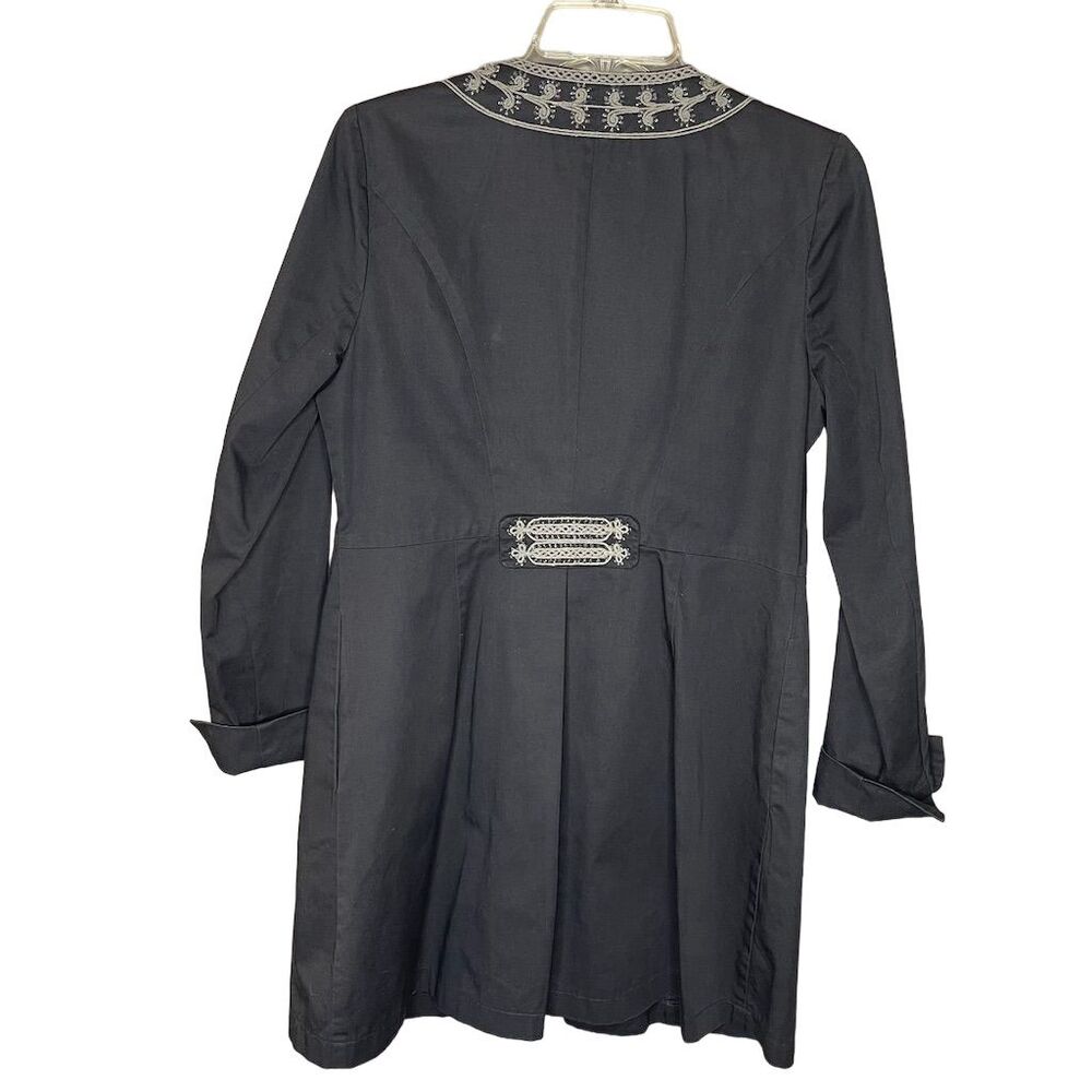 Cabi Women's Gray Turkish Delight Jacket Size 8 Embroidered Beaded Long Sleeve - Picture 2 of 6